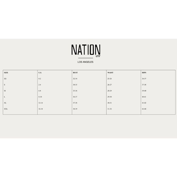 NEW NATION LTD june v-neck tee in spruce
